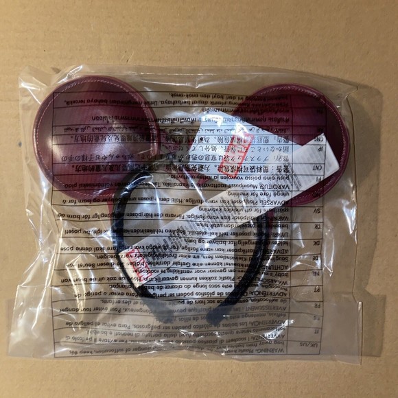 Disney Christmas 2025 Lil Rin Rin Plush Badge Red New